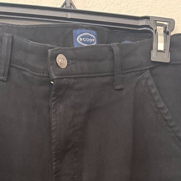 Scoop Wide Leg black/gray Jeans, size 12 - Picture 2 of 3